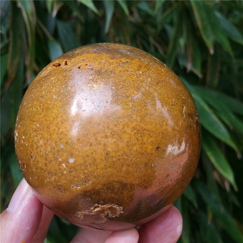 Bola de cristal tallada de Ocean Jasper #702407 