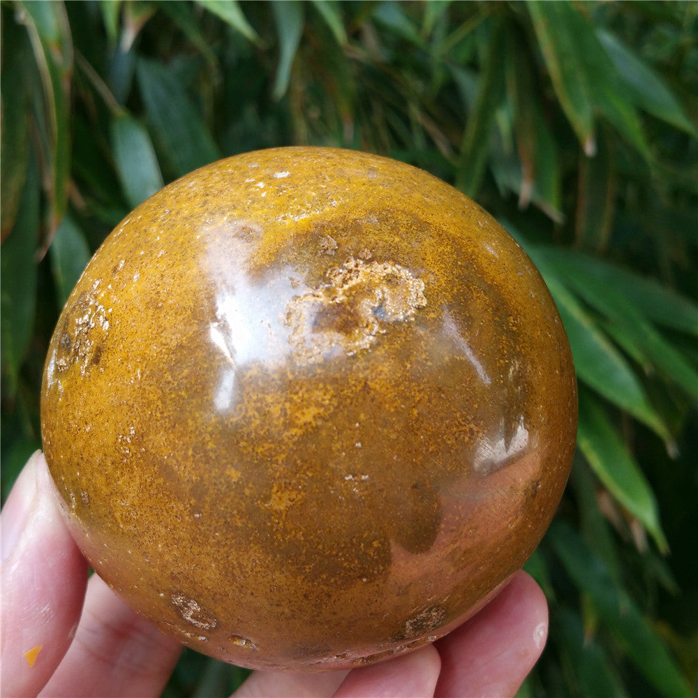 Bola de cristal tallada de Ocean Jasper #702407 