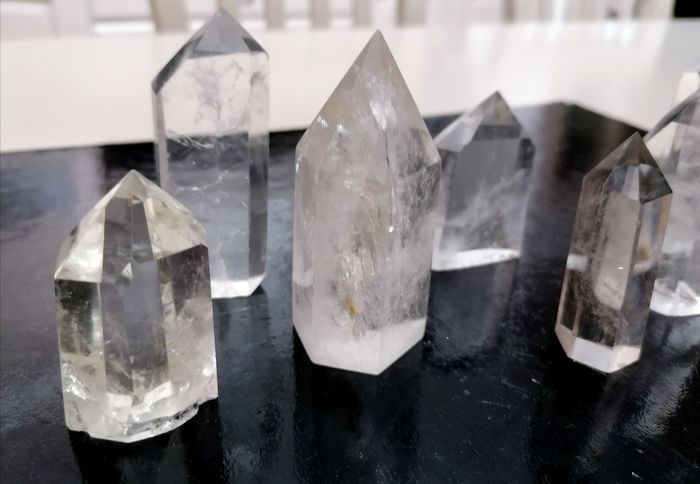 Punta de cristal blanco