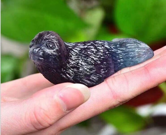 Fluorite Carved Seals or Sea Lion
