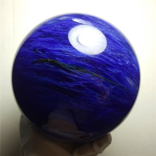Sky blue high quality quartz  Sphere  Blue Smelting Stone Crystal Quartz Sphere