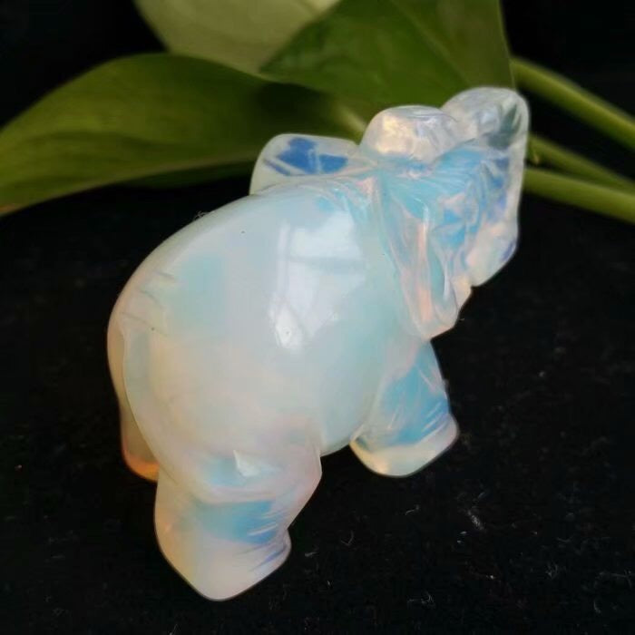 Elephant, Reiki Infused gem engraving