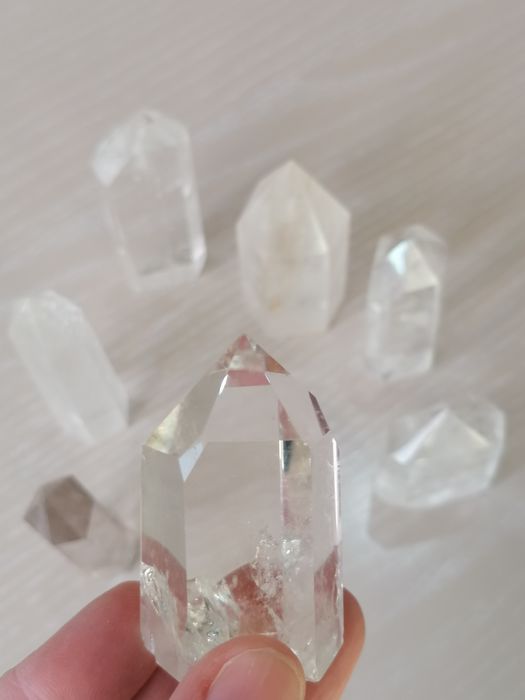 Punta de cristal blanco