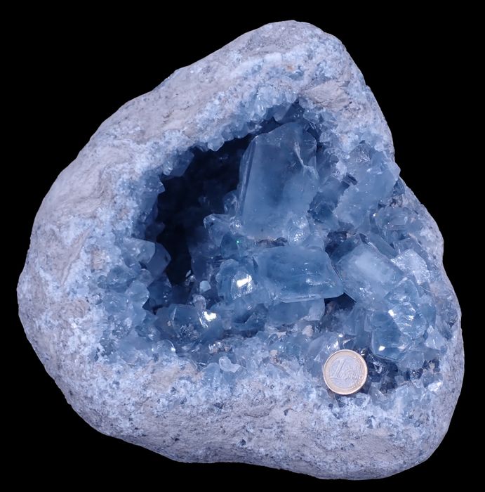 Large Natural A +++ Celestite Geode
