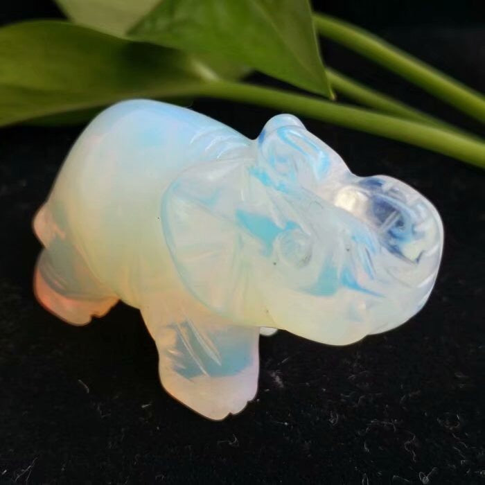 Elephant, Reiki Infused gem engraving