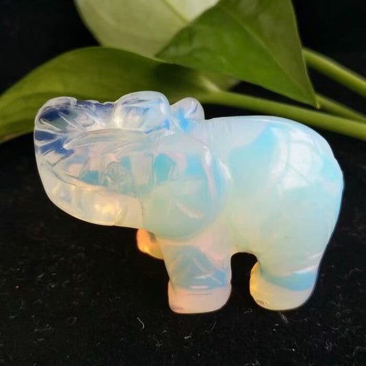 Elephant, Reiki Infused gem engraving