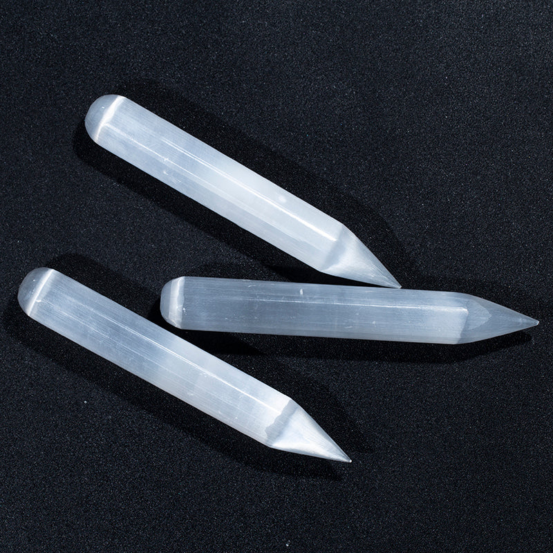 Crystal massage selenium crystal wand point massage