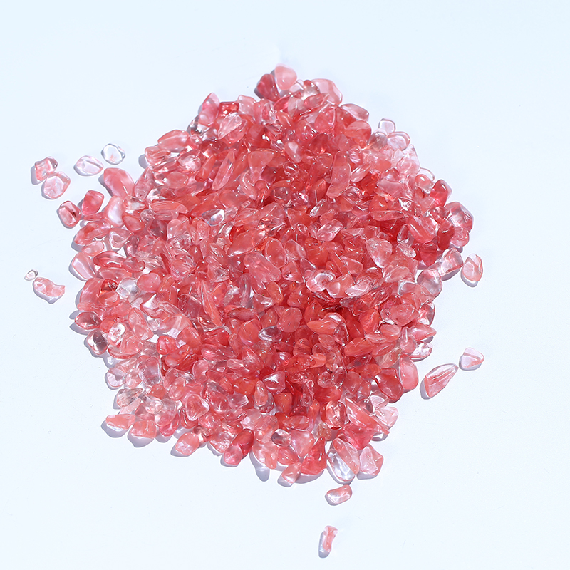 High quality gemstone red melted stone