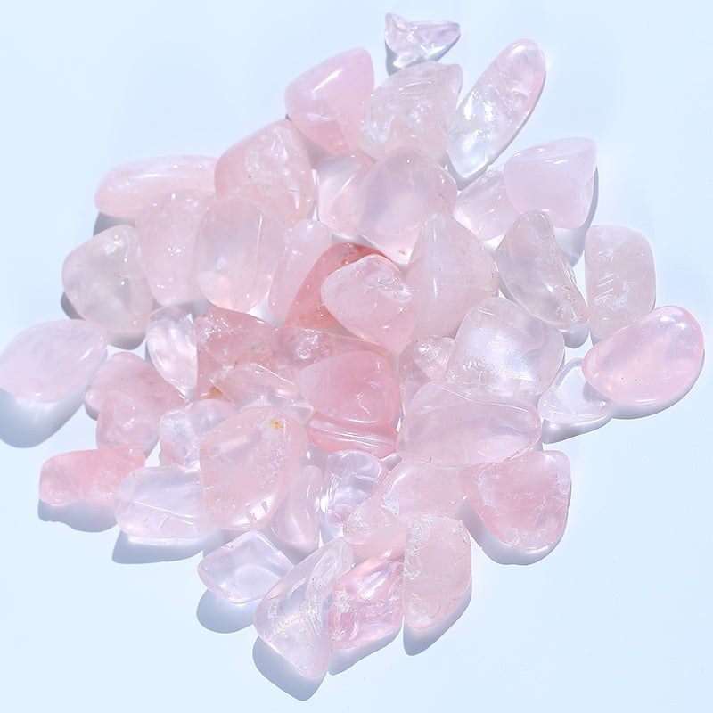 Rose quartz crystal gravel healing 1KG