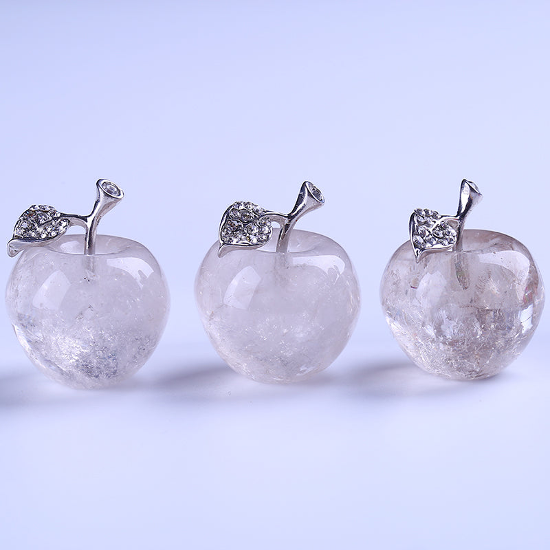 White crystal apple Christmas gift