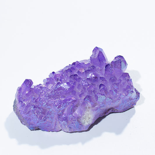 Purple Angel Aura Quartz Crystal Cluster