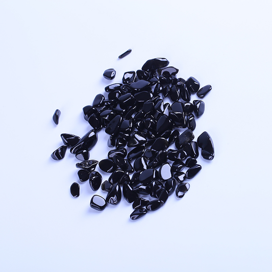 High quality natural black gravel crystal