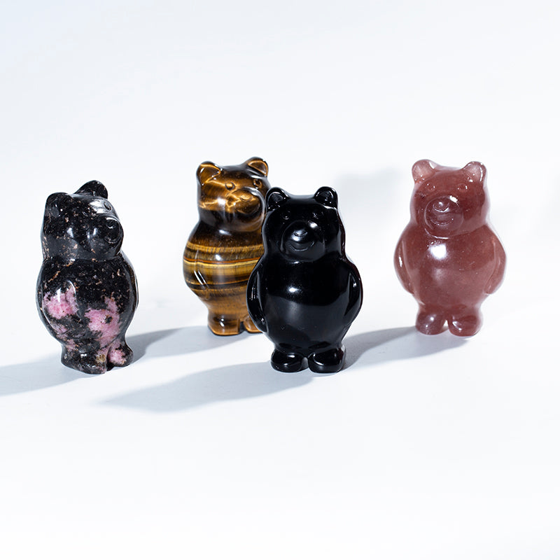 Christmas souvenir crystal bear