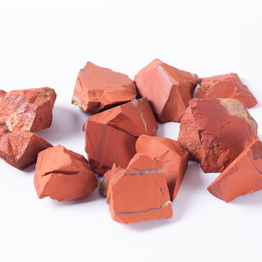 Rolling crystal red blue jade stone