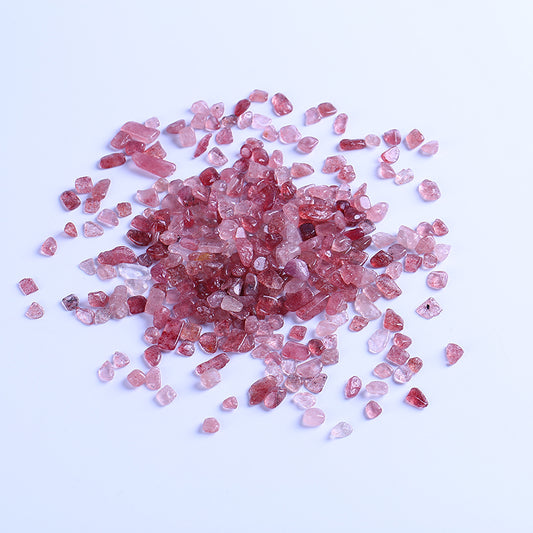 Strawberry crystal gravel decoration