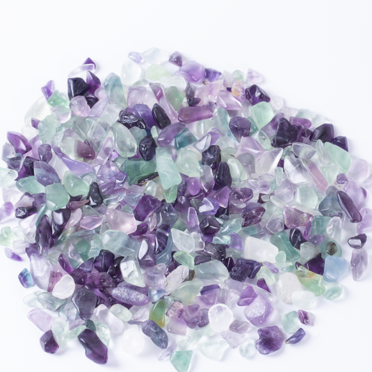 High quality natural gem, rainbow fluorite gravel wholesale