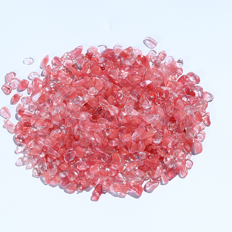 High quality gemstone red melted stone