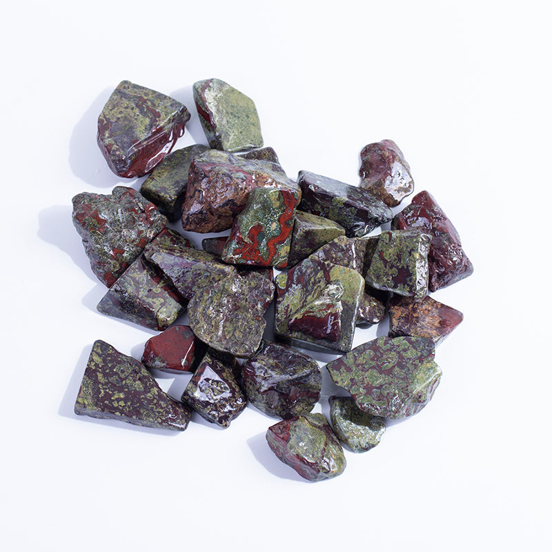Long bloodstone crystal gravel