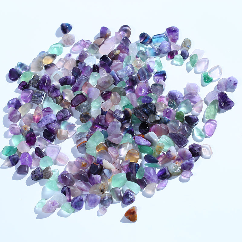 Colorful fluorite crystal gravel 1KG