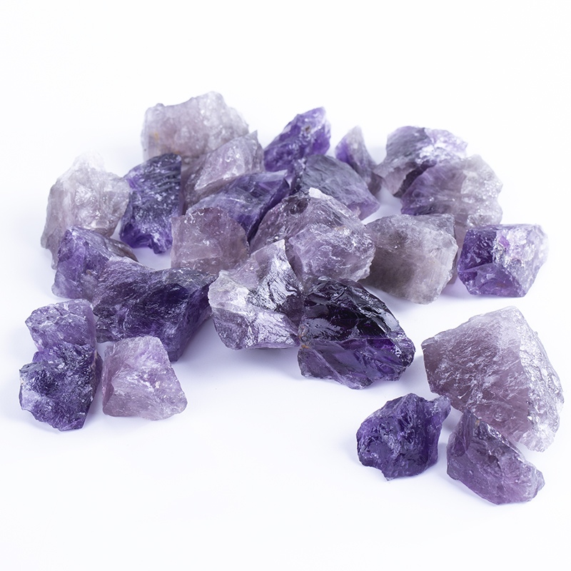 Natural purple crystal crystal gravel crystals