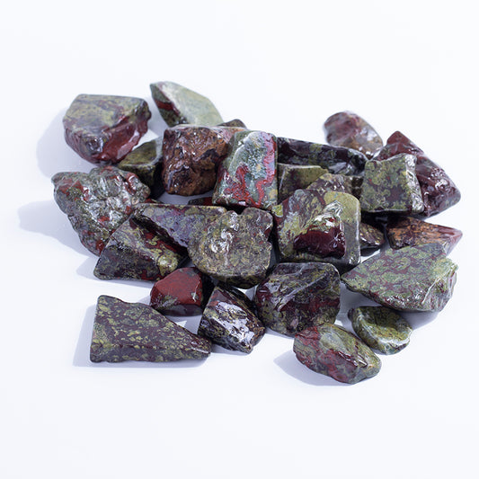 Long bloodstone crystal gravel