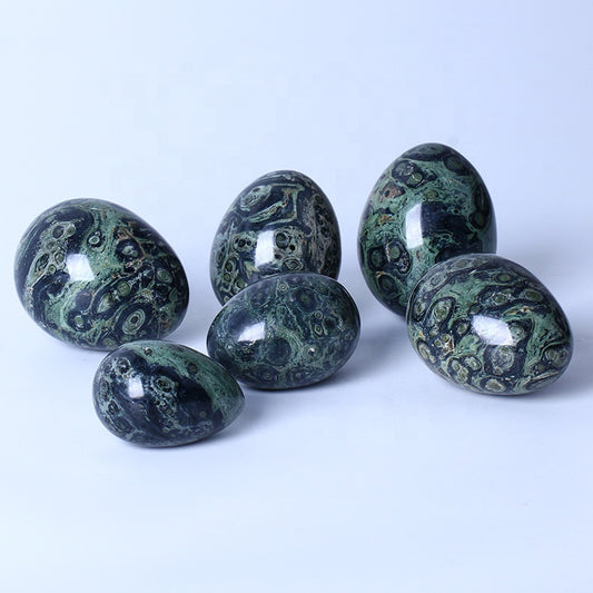New arrival Healing Crystal Reiki Gemstone Collectible Decorative Kambaba Jasper Eggs Crystal Eggs For Gifts