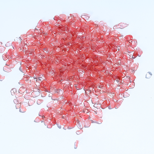 High quality gemstone red melted stone