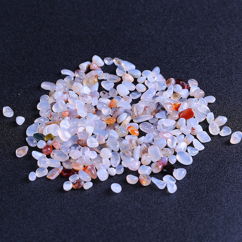 White agate crystal gravel
