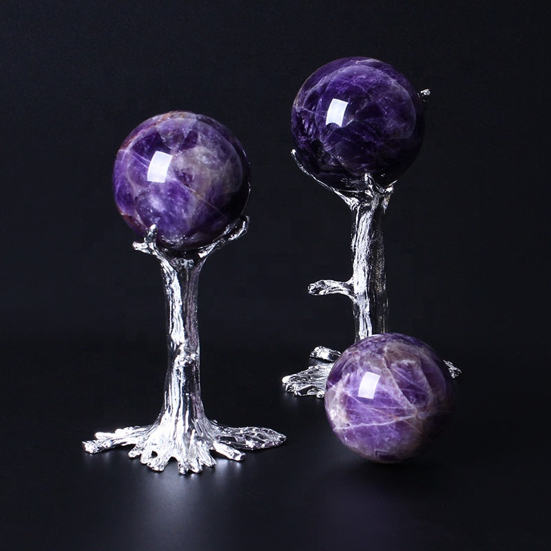 Natural Super high quality Healing Amethyst Crystal Ball Crystal Sphere For Decoration