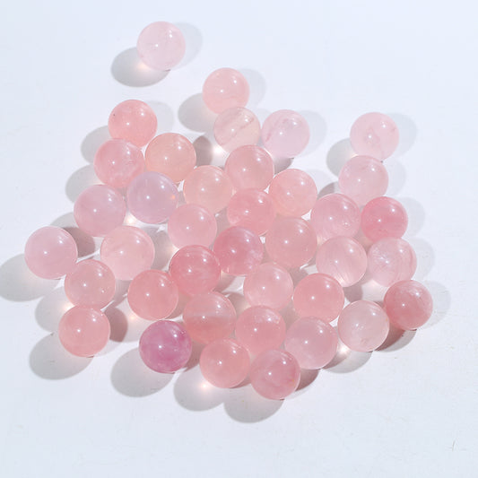 Decoración bola de cristal cuarzo rosa 1kg 