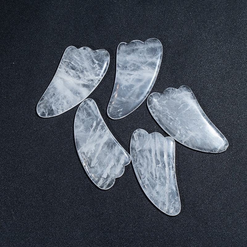 White crystal scraper treatment gift