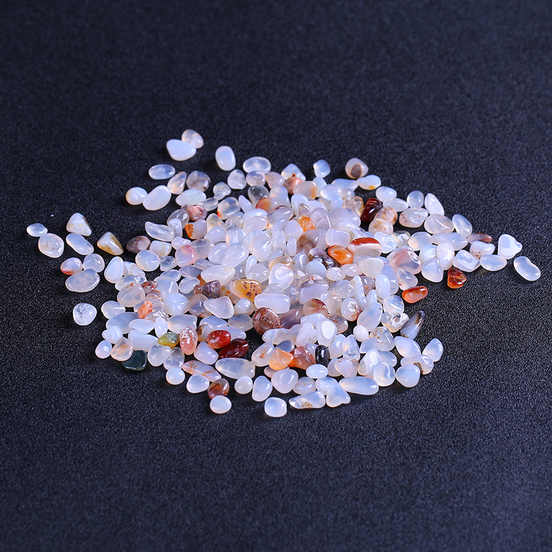White agate crystal gravel