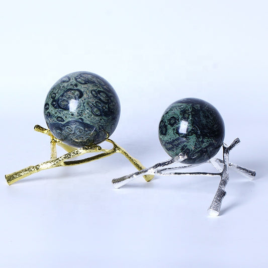 Natural Healing Crystal Kambaba Jasper Ball Rock Quartz Sphere For Decoration