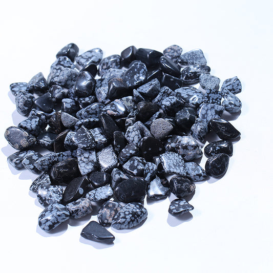Snowflake obsidian crystal gravel 1kg