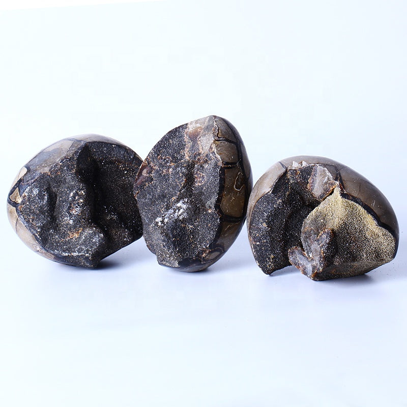 Natural Big Dragon Stone Septarium Cluster Geode Quartz Egg Cave For Home Decoration