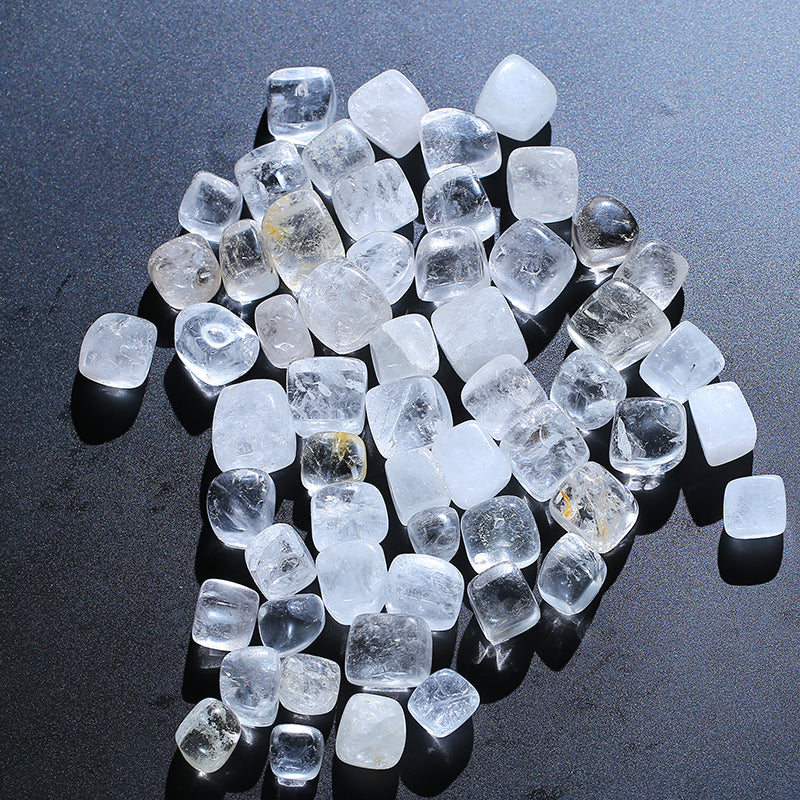 White quartz crystal gravel