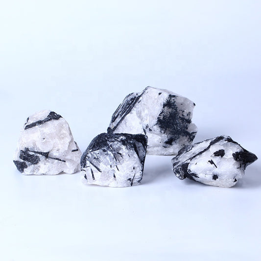 Natural Healing Chakra Reiki Raw Gemstone Black Tourmaline Rough Stone For Decoration