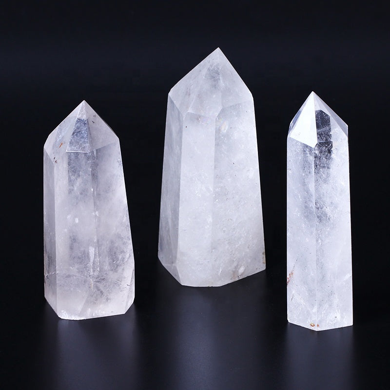 Natural white crystal tower crystal dot crystal