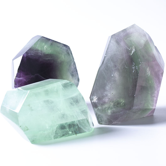 High quality gemstone rainbow fluorite