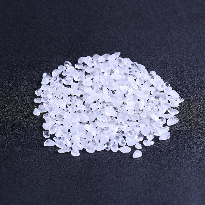White quartz crystal gravel
