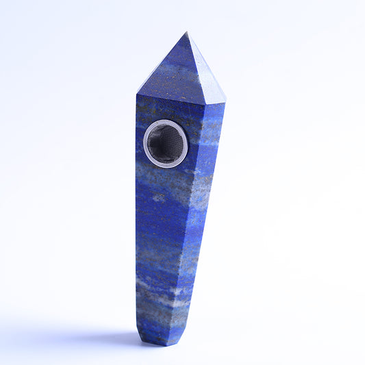 Lapis lazuli chystal spotting pipes