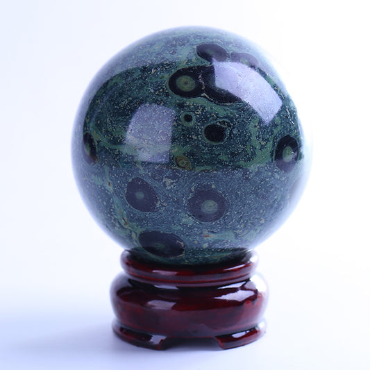 Decoración bola de cristal Peacockstone 1kg 