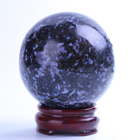 Bola de cristal índigo gabro esfera decoración 1kg 