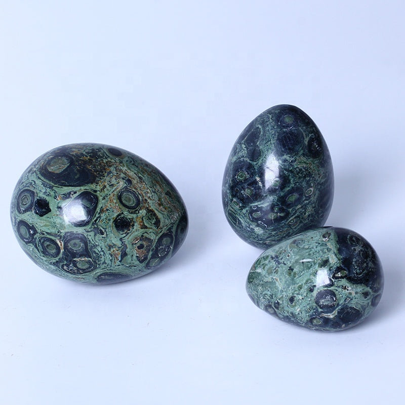New arrival Healing Crystal Reiki Gemstone Collectible Decorative Kambaba Jasper Eggs Crystal Eggs For Gifts