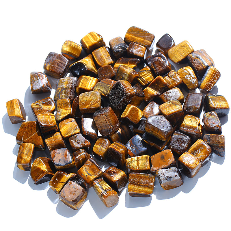 Tiger eye stone crystal gravel decoration