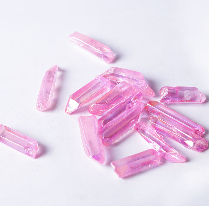 High quality native gemstone plating pink