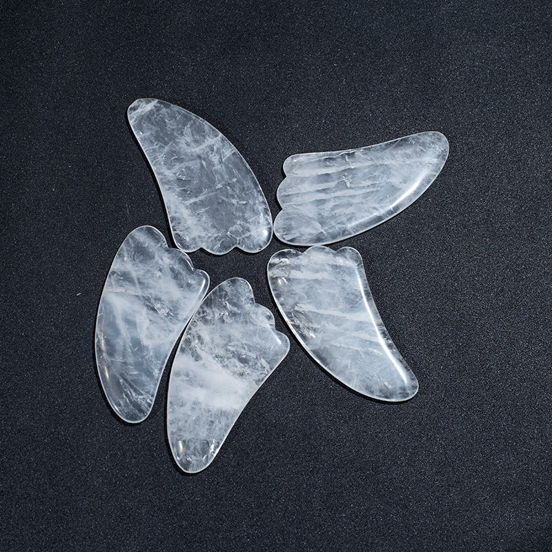 White crystal scraper treatment gift