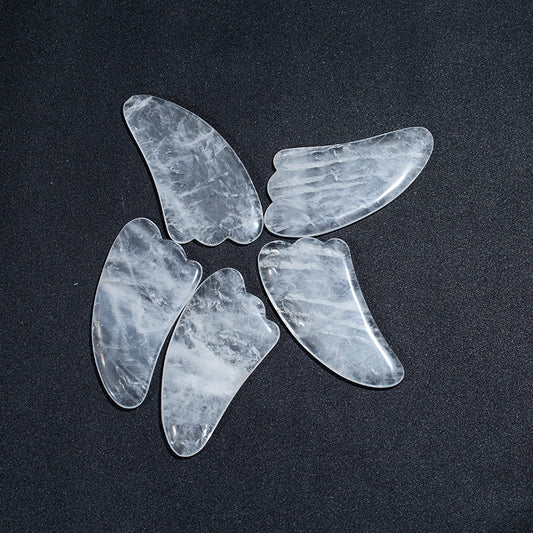 White crystal scraper treatment gift