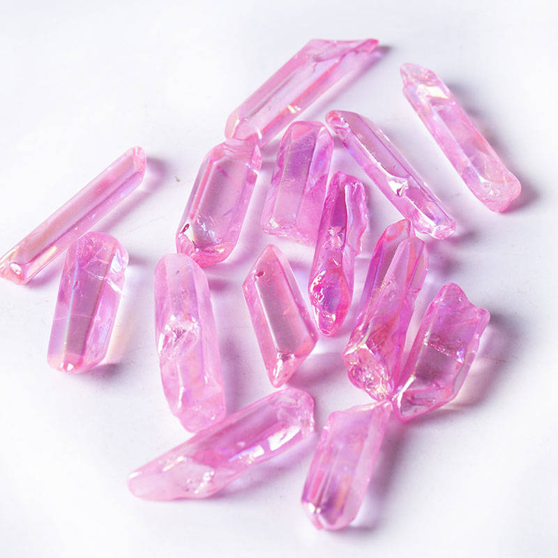 High quality native gemstone plating pink