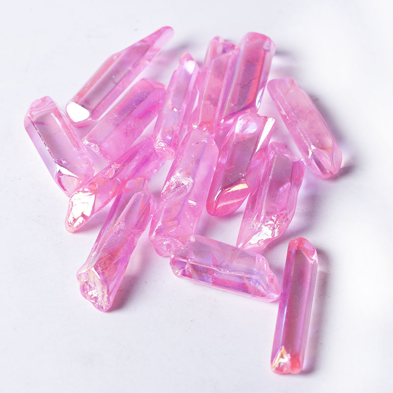 High quality native gemstone plating pink